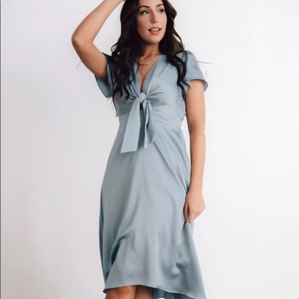Baltic Born Light Blue Midi Dress